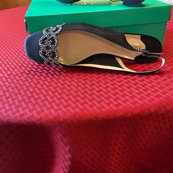 J.Renee Black and Silver Heels - Picture 4 of 6